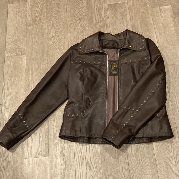 Custom Made Leather Jacket and Chaps set - Picture 2 of 14